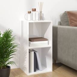 Berkfield Home Vinyl Storage Box High Gloss White 71x34x36 cm Engineered Wood - Size: 71 x 34 x 36 cm - thumbnail 8