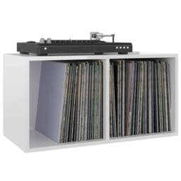 Berkfield Home Vinyl Storage Box High Gloss White 71x34x36 cm Engineered Wood - Size: 71 x 34 x 36 cm - thumbnail 5