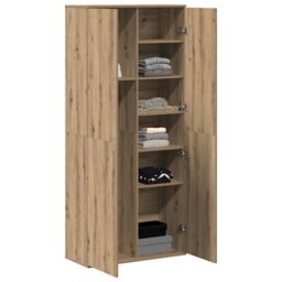 Berkfield Home Highboard Artisan Oak 80x35x180 cm Engineered Wood in Brown - Size: 80 x 35 x 180 cm - thumbnail 3