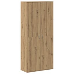 Berkfield Home Highboard Artisan Oak 80x35x180 cm Engineered Wood in Brown - Size: 80 x 35 x 180 cm - thumbnail 2