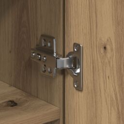 Berkfield Home Highboard Artisan Oak 80x35x180 cm Engineered Wood in Brown - Size: 80 x 35 x 180 cm - thumbnail 8