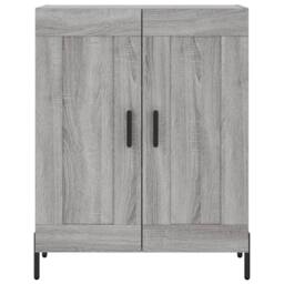Berkfield Home Highboard Grey Sonoma 69.5x34x180 cm Engineered Wood - thumbnail 8