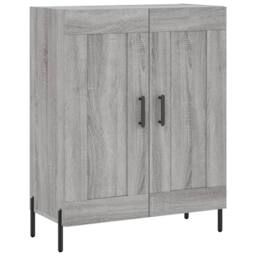 Berkfield Home Highboard Grey Sonoma 69.5x34x180 cm Engineered Wood - thumbnail 7