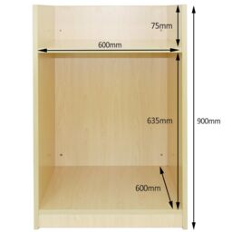 Monstershop Shop Counter Till Block TB60 - Maple in Beige - thumbnail 5