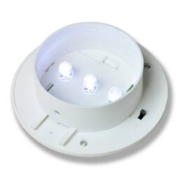 Berkfield Home Outdoor Solar Lamp Set 6 pcs Fence Light Gutter Light White - thumbnail 7