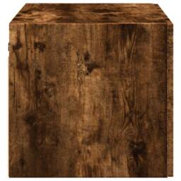 Berkfield Home Wall Cabinet Smoked Oak 70x42.5x40 cm Engineered Wood in Brown - thumbnail 5