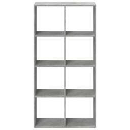 Berkfield Home Room Divider Bookcase Concrete Grey 69.5x29x137.5 cm Engineered Wood - thumbnail 5