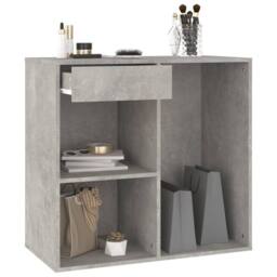 Berkfield Home Cosmetic Cabinet Concrete Grey 80x40x75 cm Engineered Wood - Size: 80 x 40 x 75 cm - thumbnail 3