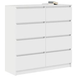 Berkfield Home Sideboard White 100x35x99 cm Engineered Wood - Size: 100 x 35 x 99 cm - thumbnail 4