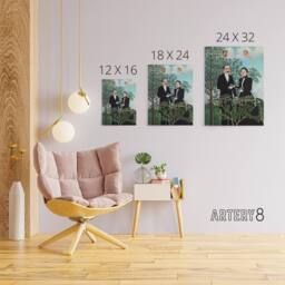 "Artery8 Past & Present Philosophical Thought Rousseau Canvas Wall Art - Size: W18"" x H24""" - thumbnail 4