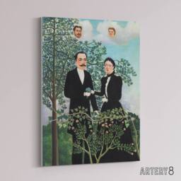 "Artery8 Past & Present Philosophical Thought Rousseau Canvas Wall Art - Size: W18"" x H24""" - thumbnail 2