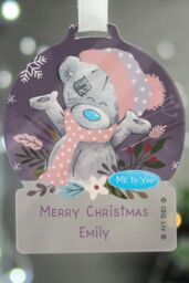 Personalised Memento Company Personalised Me To You® Cosy Winter Acrylic Dec in Clear - thumbnail 3