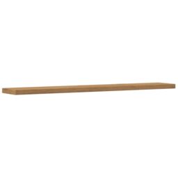 Berkfield Home Wall Shelves 4 pcs Artisan Oak 60x20x1.5 cm Engineered Wood in Brown - thumbnail 4