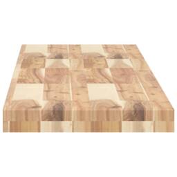 Berkfield Home Table Top 160x30x4 cm Rectangular Solid Wood Acacia in Brown - Size: 160 x 30 x 4 cm - thumbnail 6
