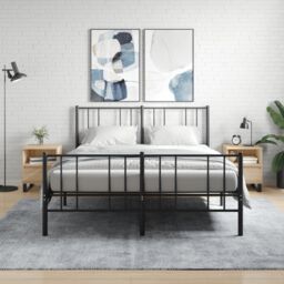Berkfield Home Bedside Cabinets 2 pcs Sonoma Oak 40x35x50 cm Engineered Wood in Brown - Size: 40 x 35 x 50 cm - thumbnail 1