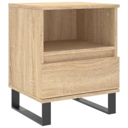 Berkfield Home Bedside Cabinets 2 pcs Sonoma Oak 40x35x50 cm Engineered Wood in Brown - Size: 40 x 35 x 50 cm - thumbnail 5