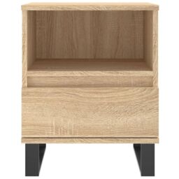 Berkfield Home Bedside Cabinets 2 pcs Sonoma Oak 40x35x50 cm Engineered Wood in Brown - Size: 40 x 35 x 50 cm - thumbnail 6