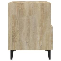 Berkfield Home Elegant Bedside Cabinets 2 pcs Sonoma Oak Engineered Wood in Light Brown - thumbnail 5