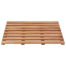 Berkfield Home Bath Mats 2 pcs Solid Acacia Wood 56x37 cm in Brown - thumbnail 3