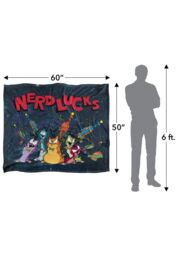 Warner Brothers Space Jam Silky Touch Super Soft Throw Blanket 152x127cm in White - Size: 152x127 cm - thumbnail 3