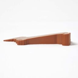 Homescapes Dog Door Stopper Wedge Durable & Charming Home Accessory in Orange - thumbnail 4