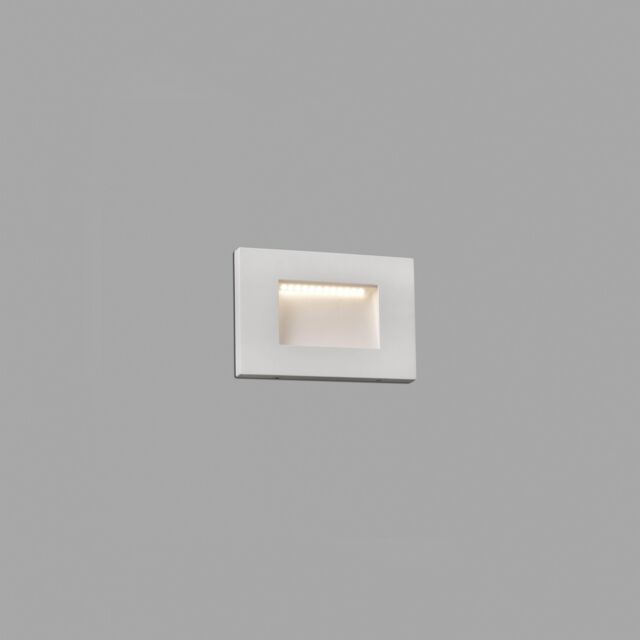 Netlighting Spark Outdoor LED Recessed Wall Light White 3.6W 3000K IP65 - image 1