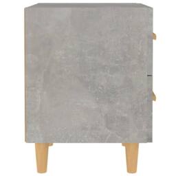 Berkfield Home Beautiful Bed Cabinets 2 pcs Concrete Grey 40x35x47.5 cm - thumbnail 4
