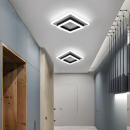 COMELY Modern LED Ceiling Lights, 30W Super Bright LED Ceiling Light, 6500K in Black - thumbnail 4