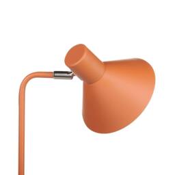 Wyld and Coco Orange Metal Floor Lamp 154 cm - Adjustable Cone Shade - thumbnail 5