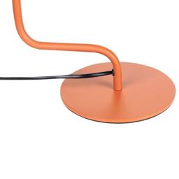 Wyld and Coco Orange Metal Floor Lamp 154 cm - Adjustable Cone Shade - thumbnail 6