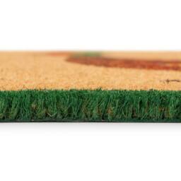 Kukoon Front Door Mat Natural Coir Dirt Catching Rug - Pheasant in Beige - Size: 45 cm x 70 cm - thumbnail 3