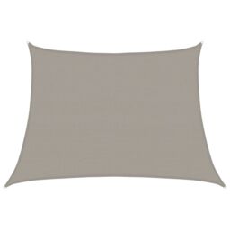 Berkfield Home Sunshade Sail 160 g/m¬≤ Trapezium Light Grey 4/5x3 m HDPE - thumbnail 2
