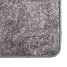 Berkfield Home Rug Washable Grey 400x300 cm Anti Slip - Size: 100 cm diameter - thumbnail 3