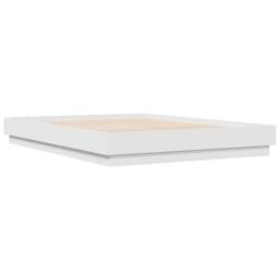 Berkfield Home Bed Frame with LED without Mattress White 160x200 cm - thumbnail 8