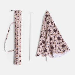 OHS Tiles Print Parasol Umbrella Garden Outdoor Canopy Sun Shade Beach - thumbnail 3