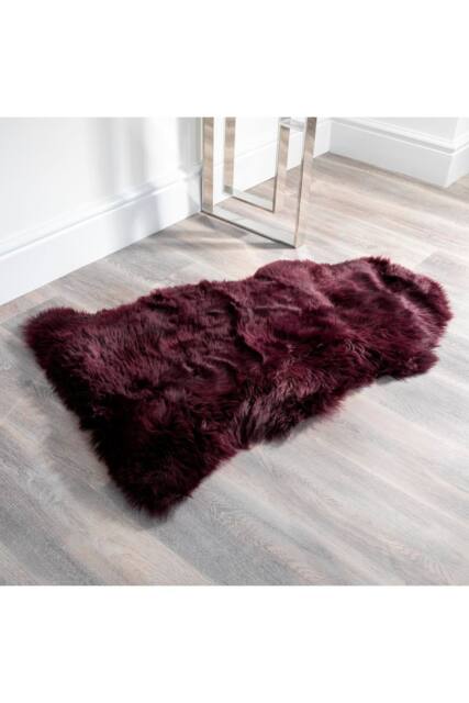 Native Natural Purple Sheepskin Rug XXL - Size: 60 cm x 120 cm - image 1