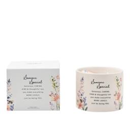 The Cottage Garden Mother's Day 2 Wick Ceramic Candle - You Are in White - thumbnail 1