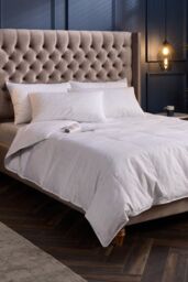 Snuggledown Retreat Hungarian Goose Down 10.5 All Year Round Tog Duvet in White - Size: King