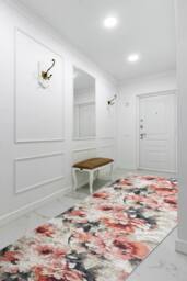 RugsX Anti-Slip Lotus Runner in Beige - Size: 100 cm x 150 cm - thumbnail 3