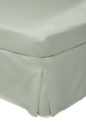 Belledorm Easy Care 200 Thread Count Cotton Polyester Percale Platform Valance in Pale Green - Size: King