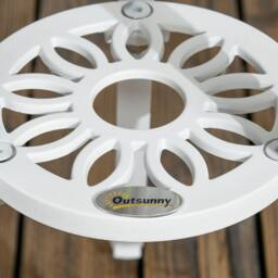 STILVORA Bistro Set with aluminium structure white - thumbnail 7