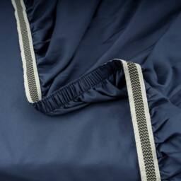 Bedable 100% Cotton Deep Fitted Sheet Sateen 460 Thread Count - (Up to 36cm) in Navy - Size: Single Fitted - thumbnail 2
