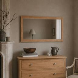 Statement Furniture Edward Hopper Wall Mirror 140x70cm in Brown - Size: 140x70 cm - thumbnail 1