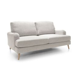 Abakus Direct Harper 3-Seater Sofa - Durable & Easy Clean Upholstery in Cream - thumbnail 3
