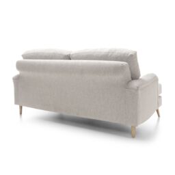 Abakus Direct Harper 3-Seater Sofa - Durable & Easy Clean Upholstery in Cream - thumbnail 6