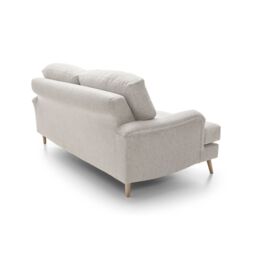 Abakus Direct Harper 3-Seater Sofa - Durable & Easy Clean Upholstery in Cream - thumbnail 5