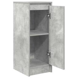 Berkfield Home Sideboard Concrete Grey 29.5x34x76 cm Engineered Wood - thumbnail 5