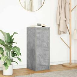 Berkfield Home Sideboard Concrete Grey 29.5x34x76 cm Engineered Wood - thumbnail 2