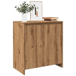 Berkfield Home Sideboard Artisan Oak 70x41x75 cm Engineered Wood in Brown - Size: 70 x 41 x 75 cm - thumbnail 1