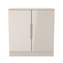 Ready Assembled 2 U Lucca 2 Door Cabinet (Ready Assembled) in Taupe - thumbnail 2